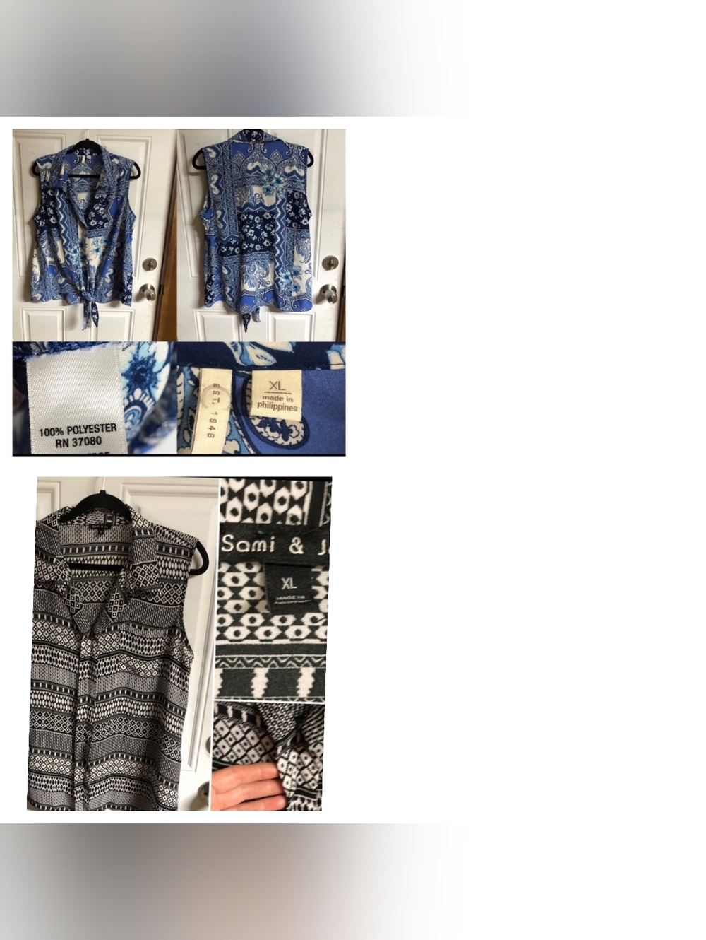 Ladies sleeveless blouse Blundle